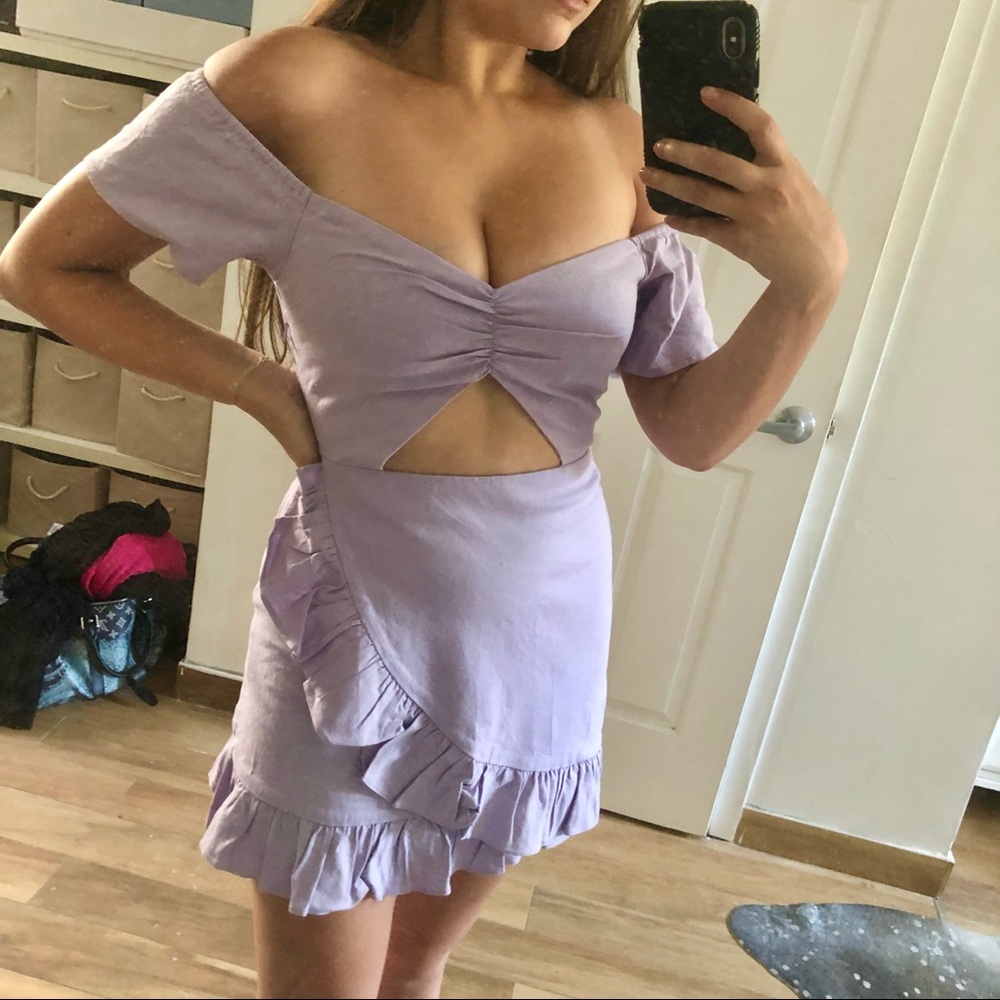 Off the shoulder dress